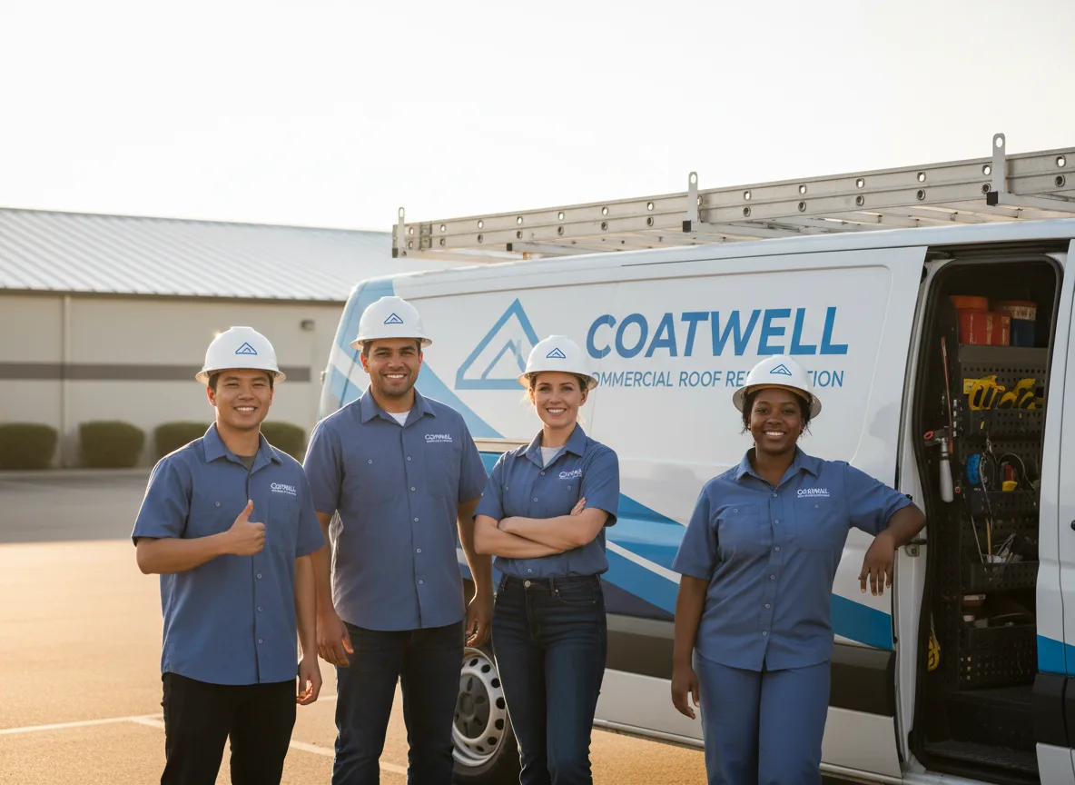 Commercial roof coating company in Silva, MO